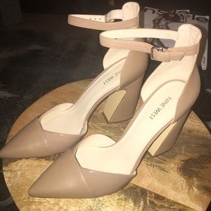 Nine West ankle strap pumps